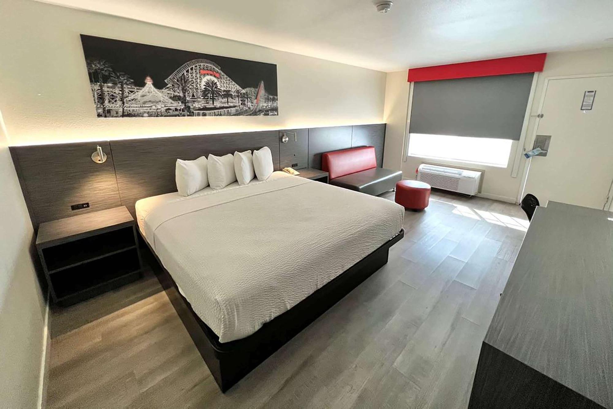King Room with Roll-In Shower - Mobility/Hearing Accessible - Non-Smoking