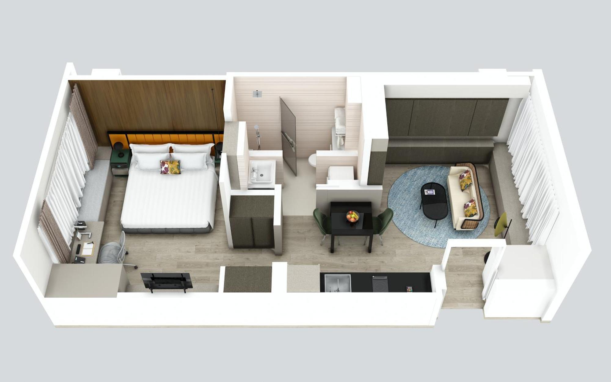 One-Bedroom Deluxe Suite