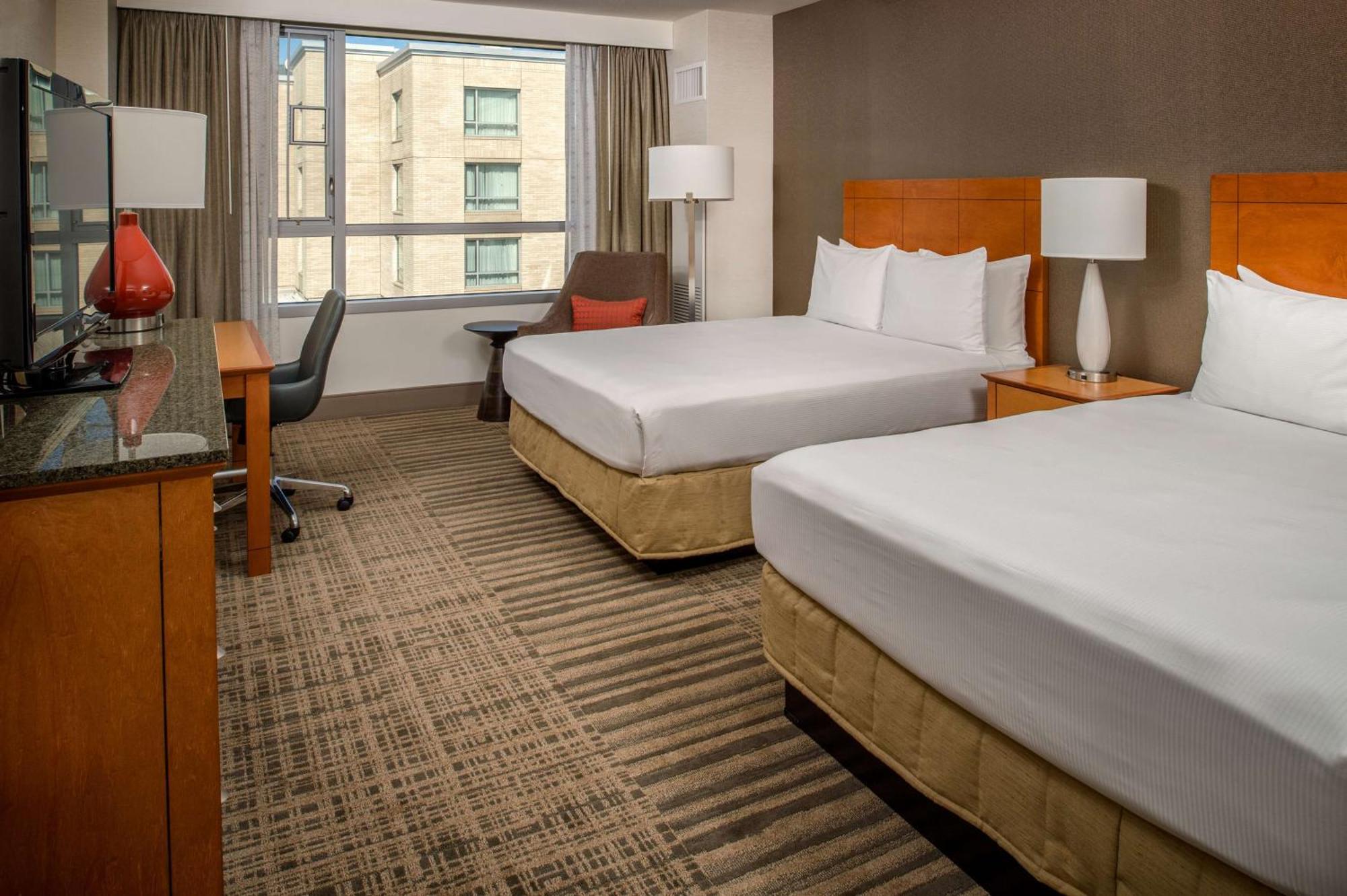 Two Double Beds Disability Access