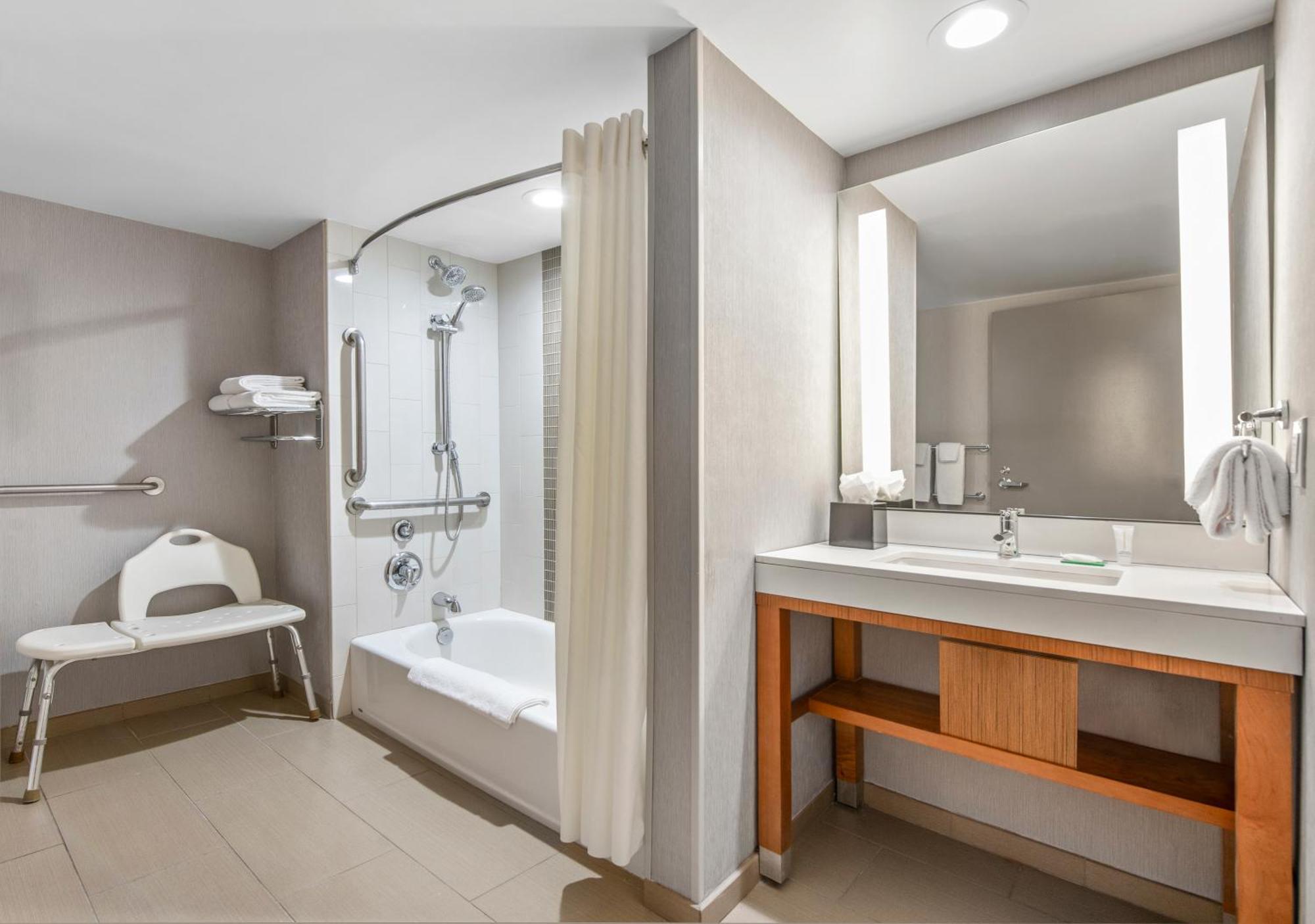 King Room Sofa Bed Accessible Tub Disability Access