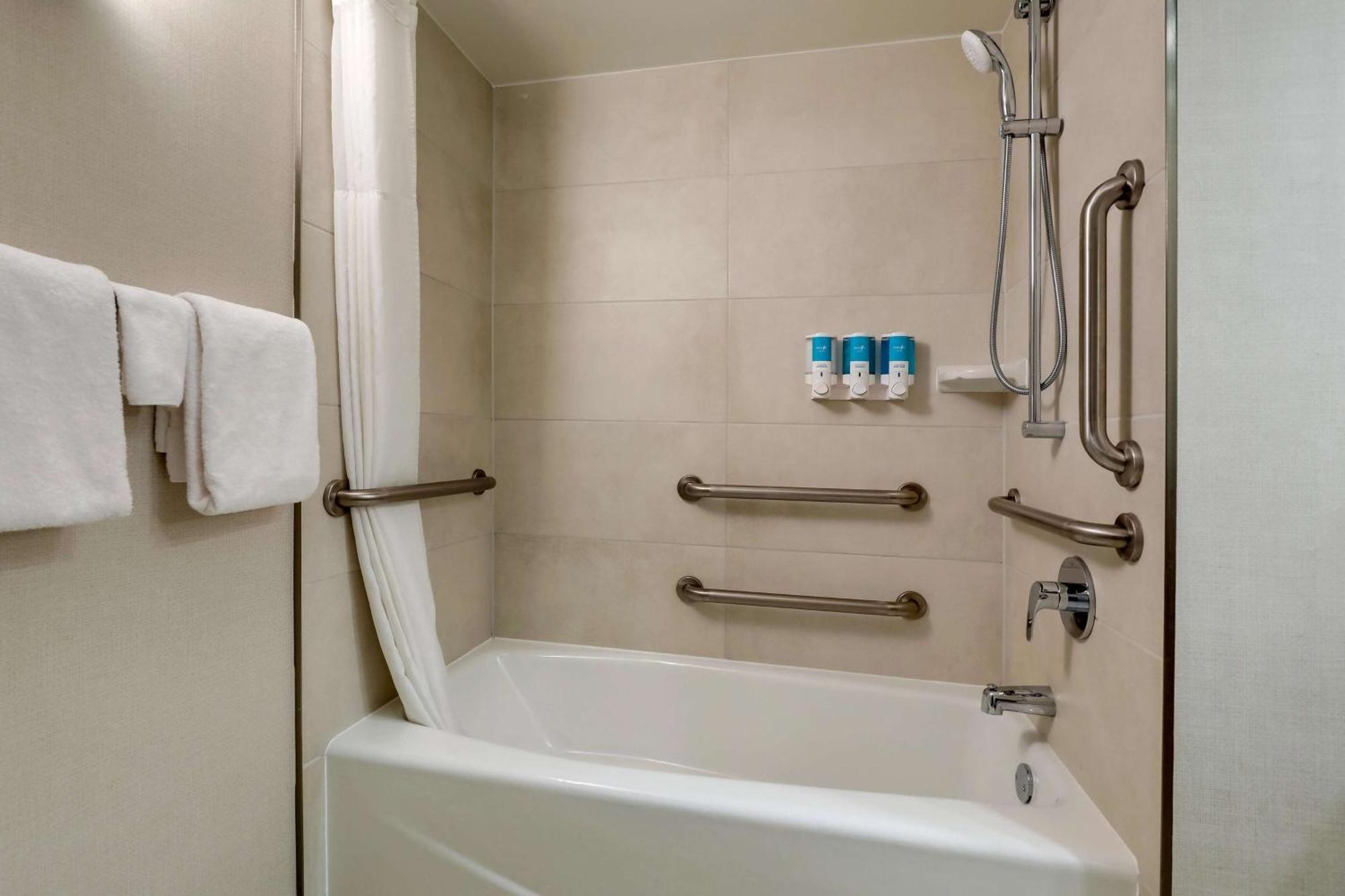 King Suite Sofa Bed Accessible Tub