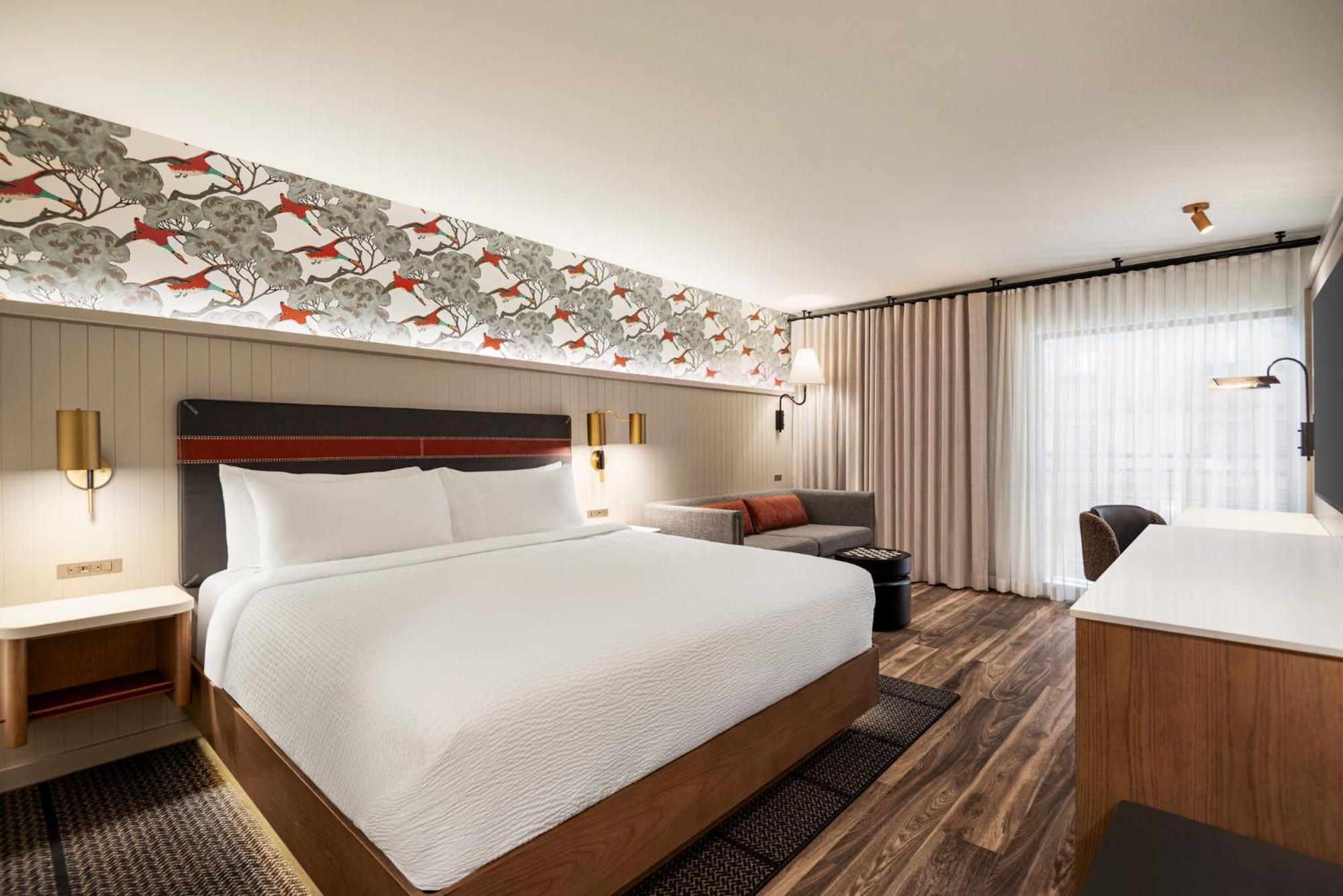 King Suite with Sofa Bed and Atrium View