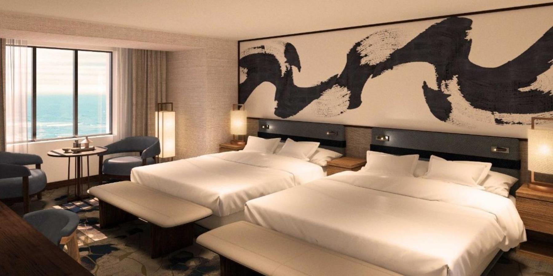 Nobu Premium Two Queen Ocean View Non-Smoking