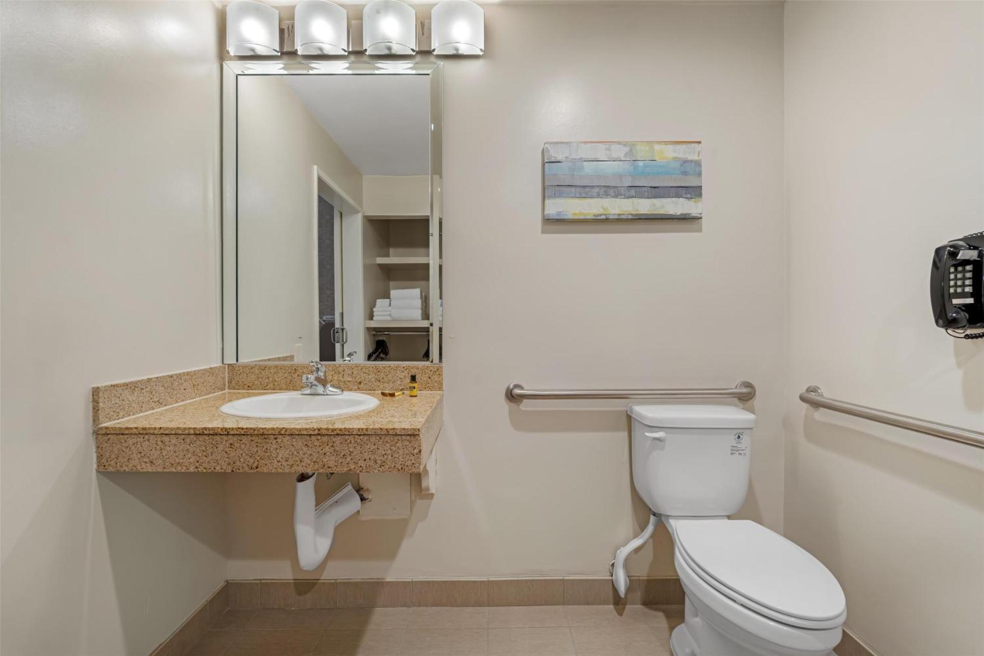 King Room with Roll-In Shower - Disability Access