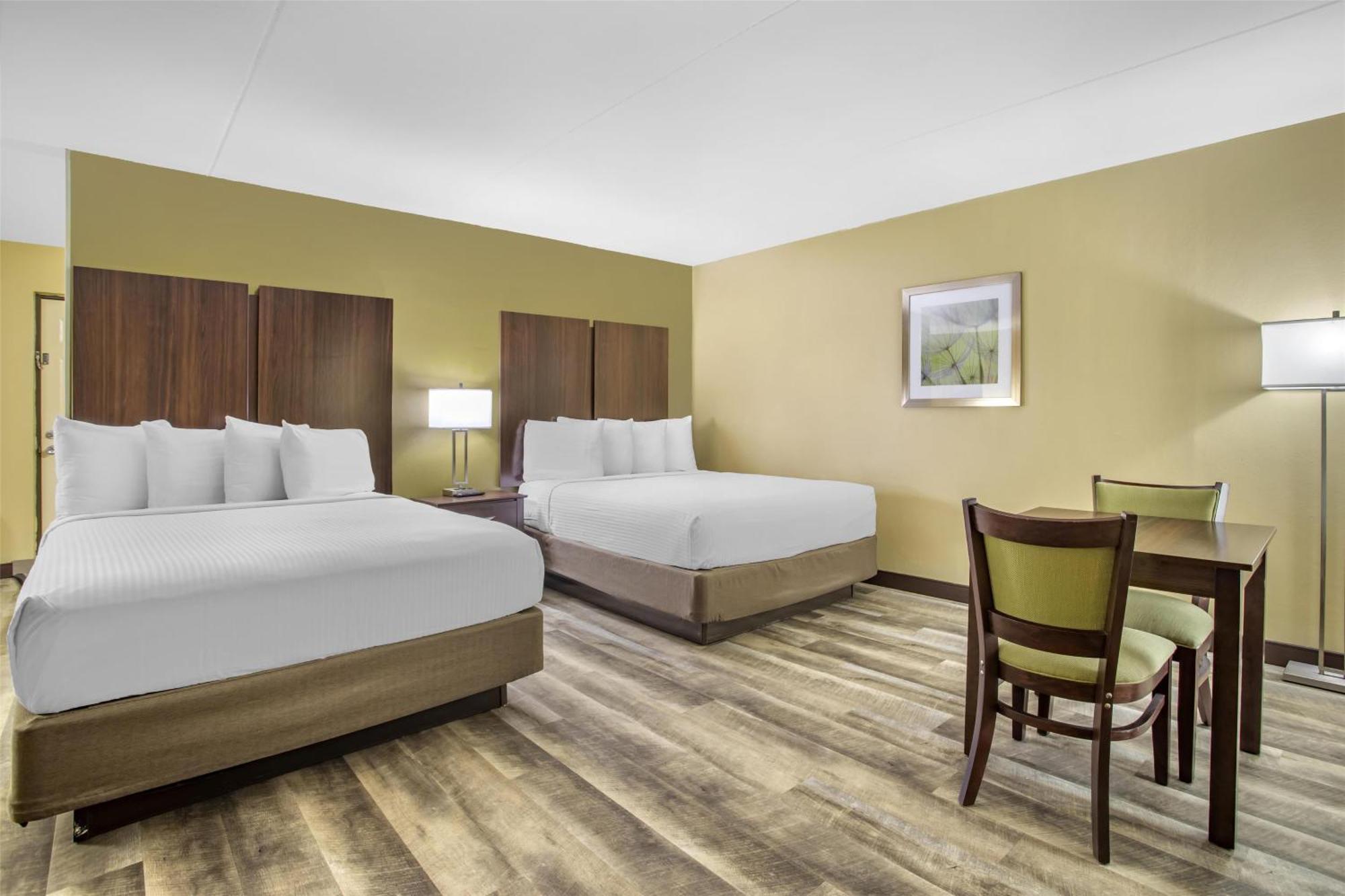 Queen Room with Two Queen Beds - Indoor Pool Access - Non-Smoking