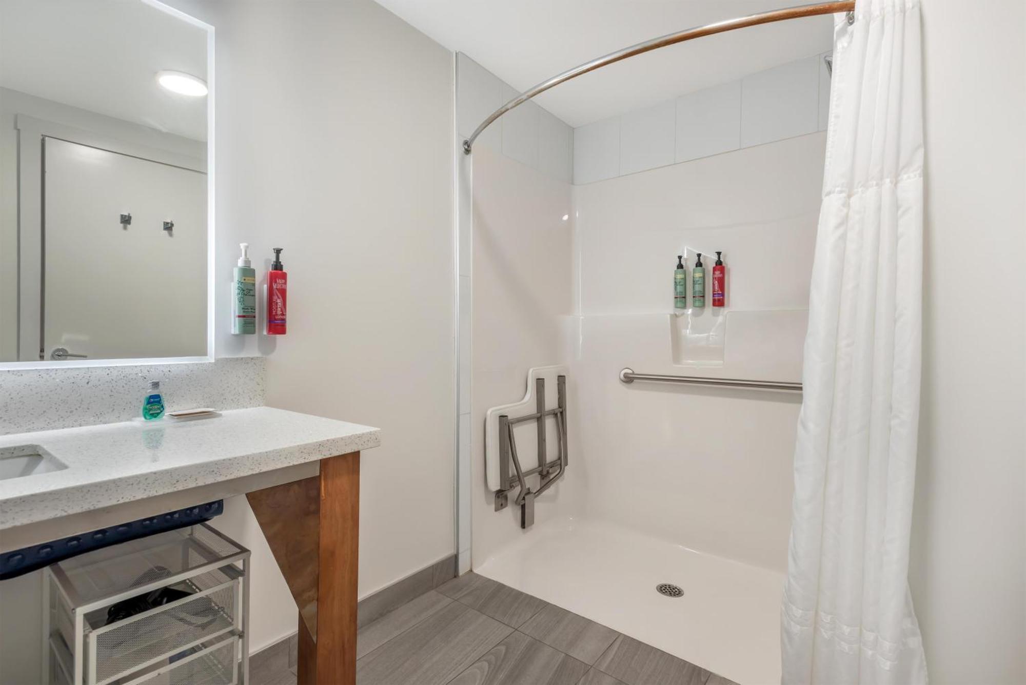 Queen Room with Mobility Accessible Roll-In Shower - Non-Pet Friendly