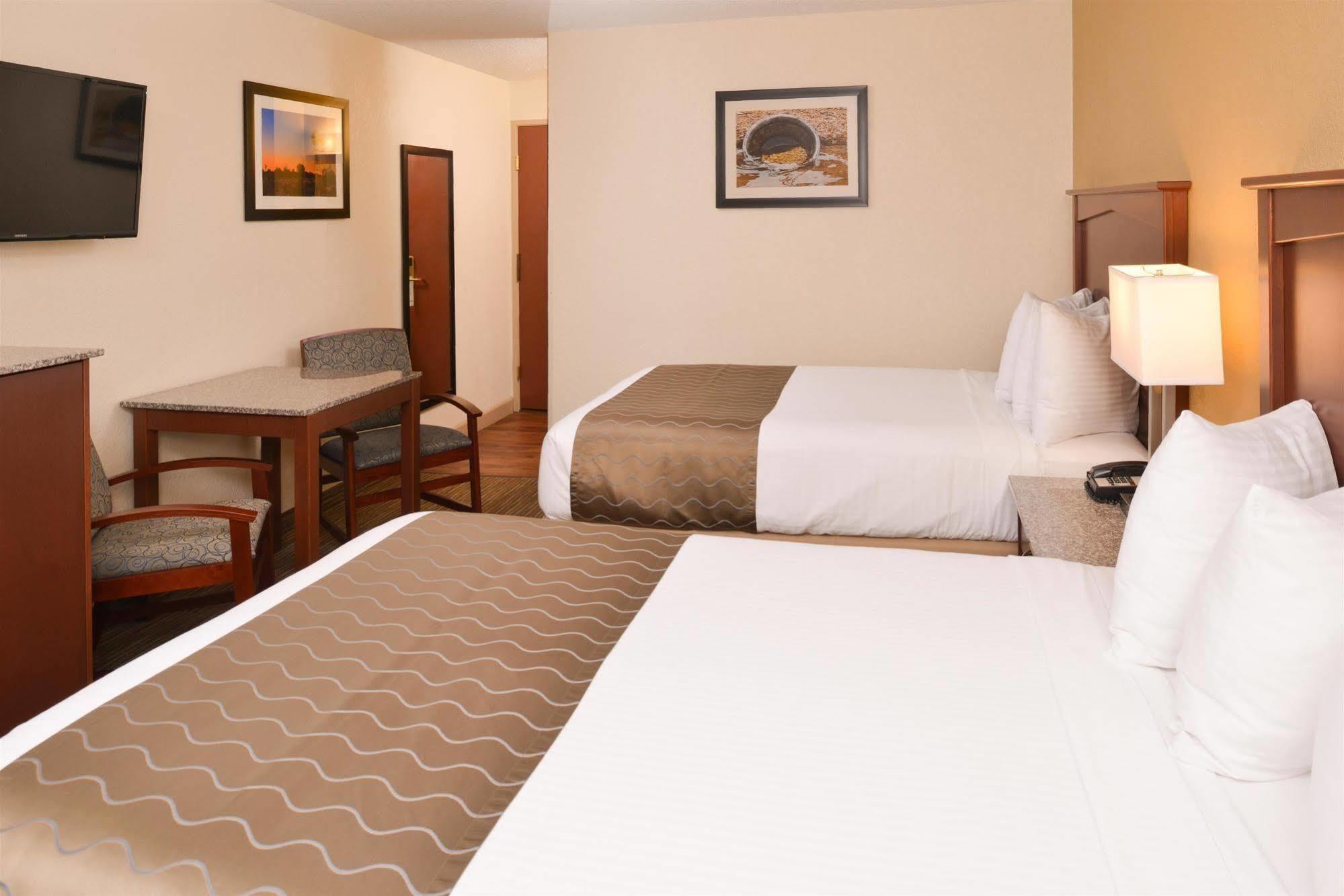 Small Double Room with Two Double Beds and Shower Only - Non-Smoking