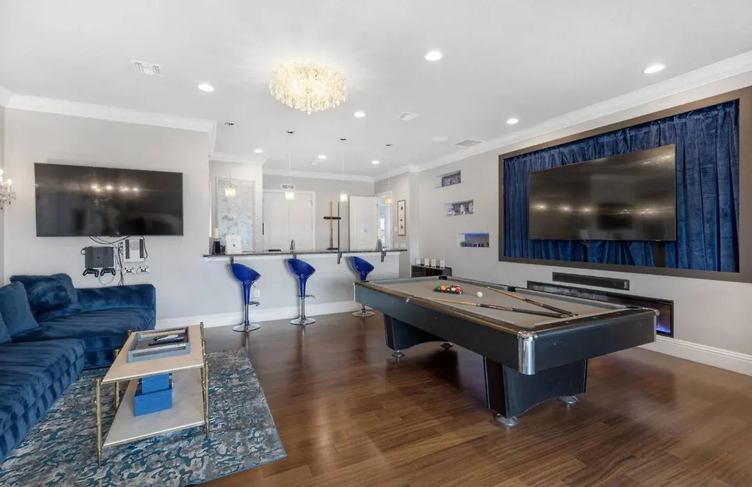 Beautiful 5 Star Mansion With Private Pool On The Prestigious Reunion Resort Orlando Mansion 6280-1