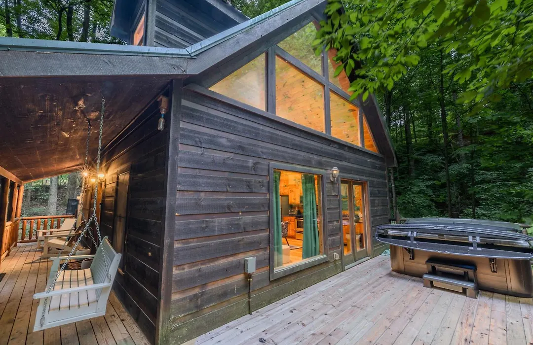 Cedar Hollow- Romantic Escape For 2, Views, Hot Tub, Sauna & Dogs-1