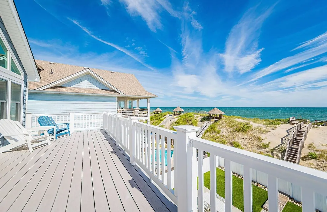 Pier View Oasis - Nags Head Mp 16, Oceanfront, Elevator, Theater, Pool, Hot Tub, Pets Ok-1