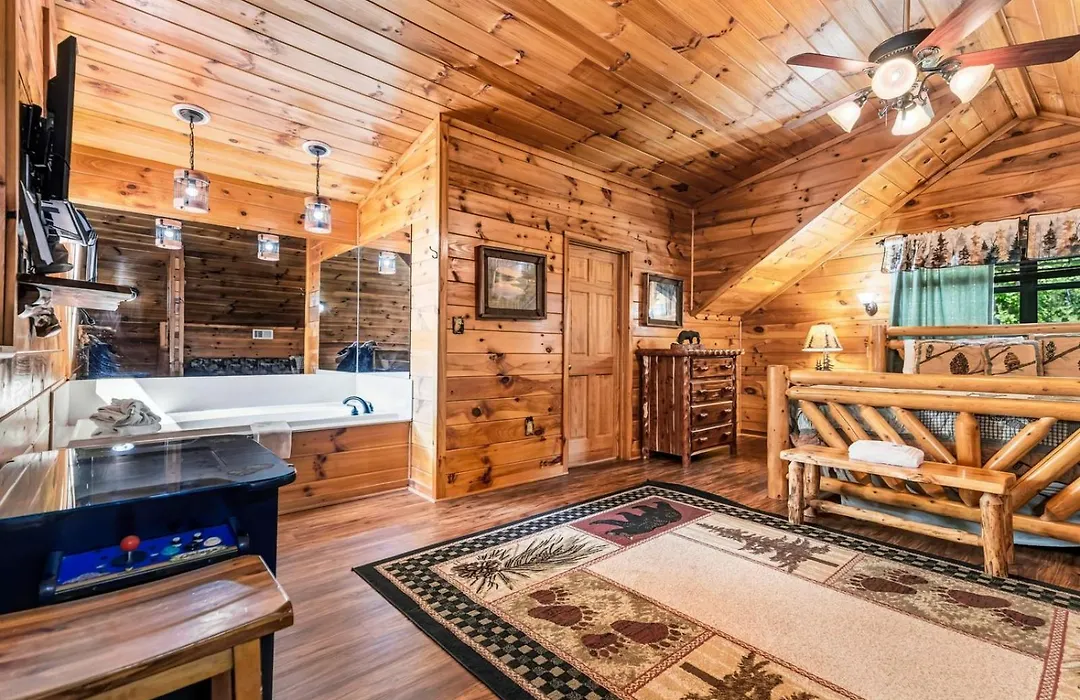 Amazing Grace - Hot Tub, Stone Firepit & Arcade Loft Near Pigeon Forge-1