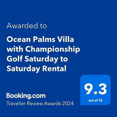 Ocean Palms Villa With Championship Golf Saturday To Saturday Rental-2