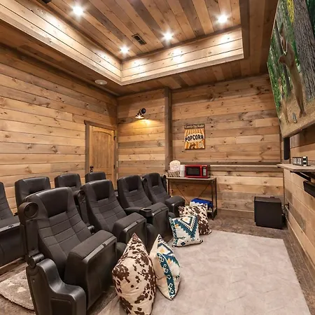 Splash Mountain Pool Hot Tub Theater Game Room-2