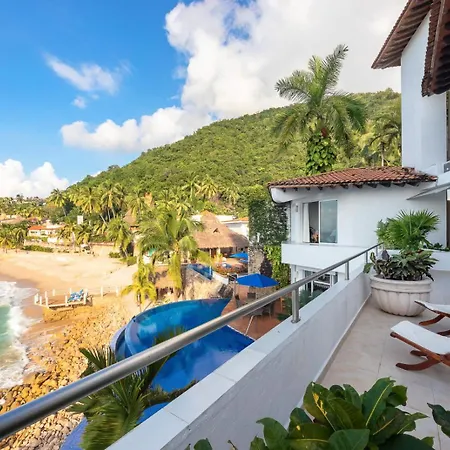 Private Beachfront Villas Puerto Vallarta 12-30 Guests-3