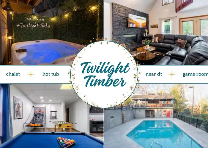 Twilight Timber - Pet Friendly Cabin With Hot Tub, And Game Room Pigeon Forge