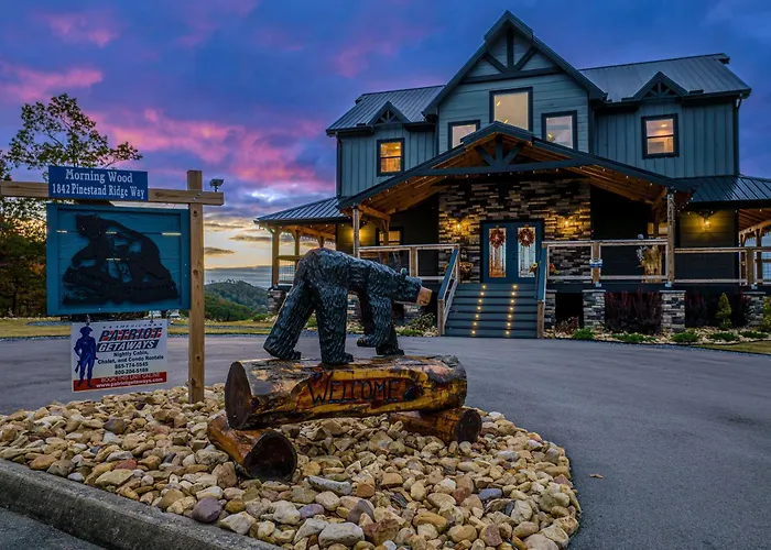 Morning Wood By American Patriot Getaways Sevierville