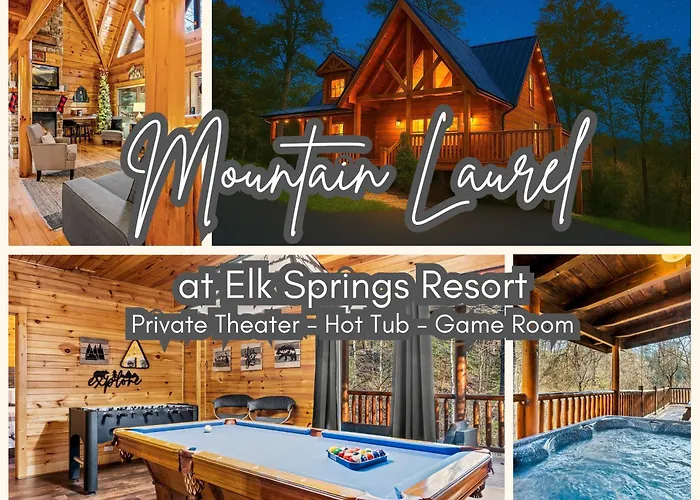 Hot Tub Theater Room Outdoor Living Area Gatlinburg
