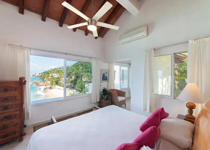 Private Beachfront Villas Puerto Vallarta 12-30 Guests