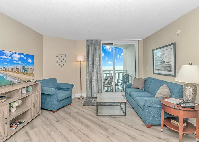 1 Bedroom Oceanview Penthouse At Sandy Beach! 1905 Myrtle Beach